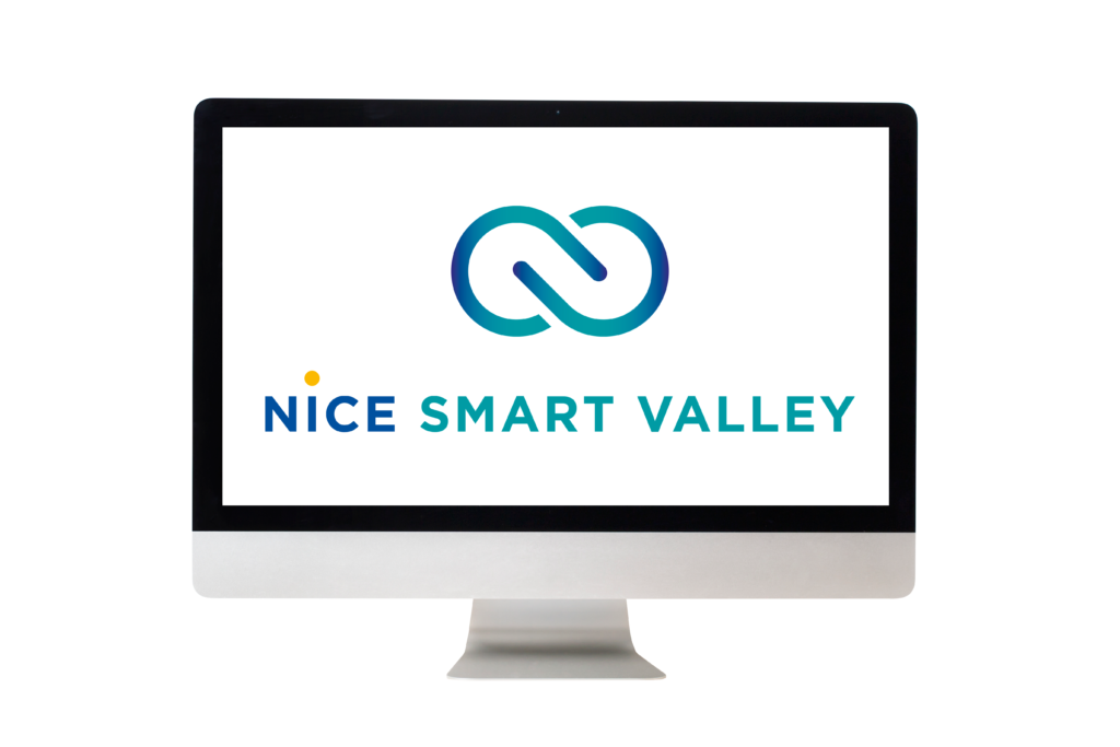 Ordinateur avec logo Nice Smart Valley